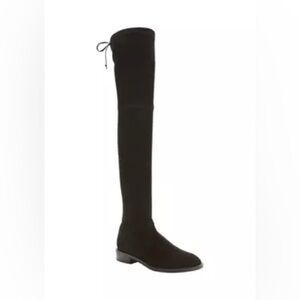 Stuart Weitzman Jocey Suede Over-The-Knee Boot 8.5 black